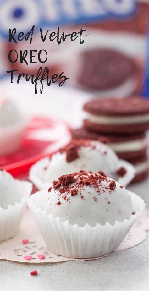 Red Velvet OREO Truffles - Simply Made Recipes