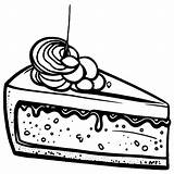 Blueberry Cheesecake Coloring Page · Creative Fabrica sketch template