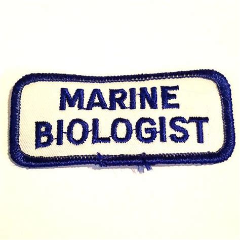 Free Shipping Marine Biologist Cloth Patch | Etsy | Clothing patches, Marine biologist, Biologist