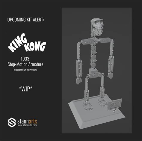 UPCOMING KIT ALERT: KING KONG 1933 STOP-MOTION ARMATURE