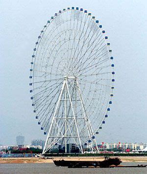 The Star of Nanchang is a 160-metre tall giant Ferris wheel located by ...