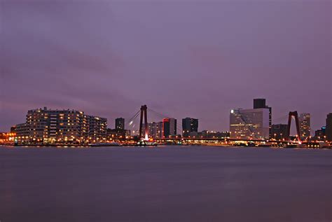 Rotterdam Skyline at night Free Photo Download | FreeImages