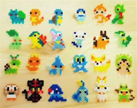 Tiny perler pokemon | Easy perler beads ideas, Diy perler bead crafts ...