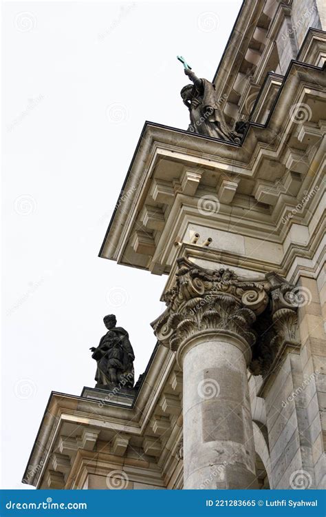 Detail Exterior of Reichstag Building Stock Image - Image of clear ...