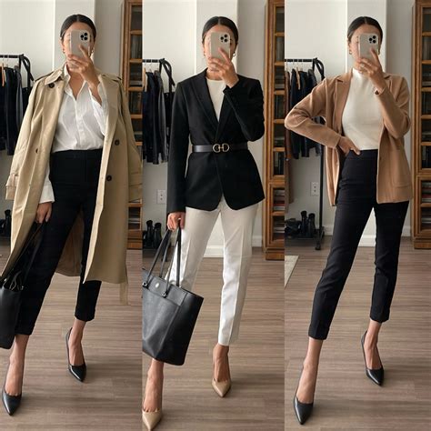 5 Black, White & Camel/Beige Workwear Outfits - LIFE WITH JAZZ