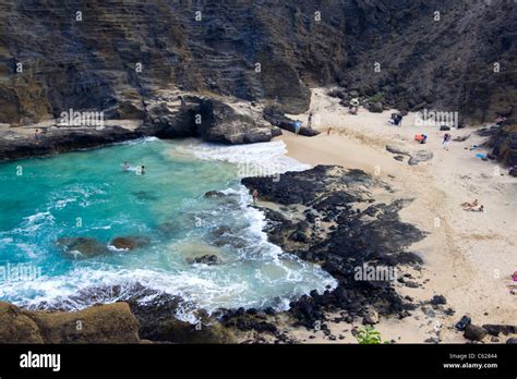 Halona Beach Cove Oahu. nicknamed Eternity Beach after scene from movie "From here to Eternity ...