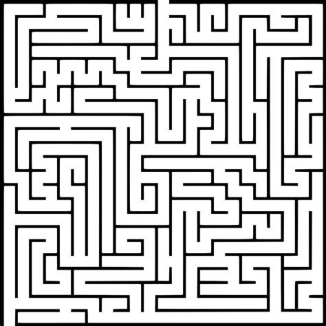 SVG > maze puzzle labyrinth lost - Free SVG Image & Icon. | SVG Silh