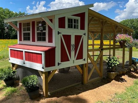 Chicken Coop & Run Plans Build Video - Etsy