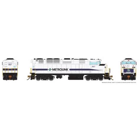 Rapido RAP19517 HO Scale GMD F59PH Locomotive Metrolink 859 with DCC & Sound Model Train, 1 - Kroger