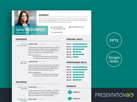 Tổng hợp 300 Template powerpoint resume Cho CV và thuyết trình cá nhân