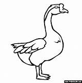 Goose Coloring Page sketch template
