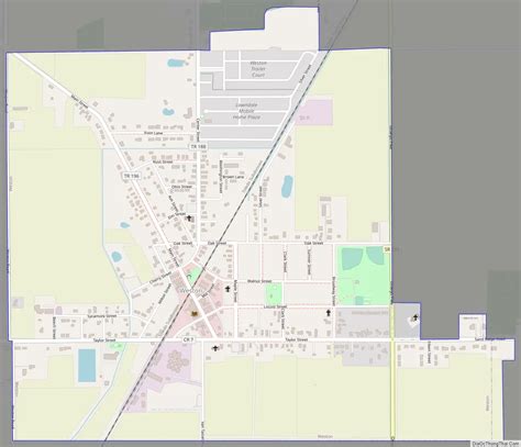 Map of Weston village, Ohio