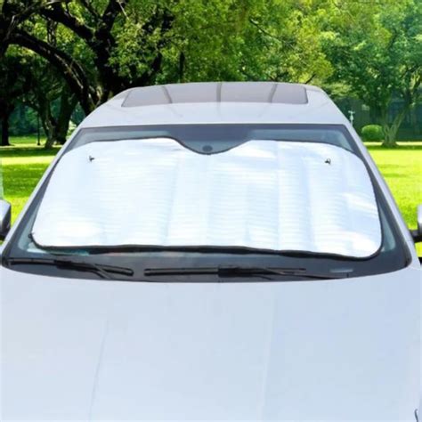 Car Single sided Sunshade Car Front Window Sun Shade Aluminum Foil Insulation Sun Block Window ...