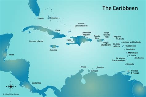 Caribbean Map | Island Life Caribbean