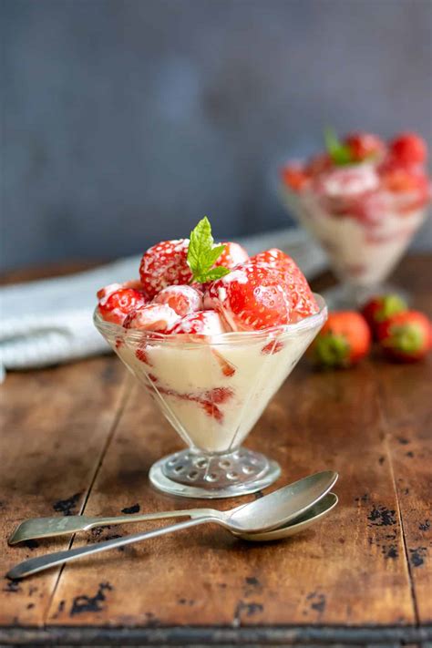 Strawberries and Cream - Veggie Desserts