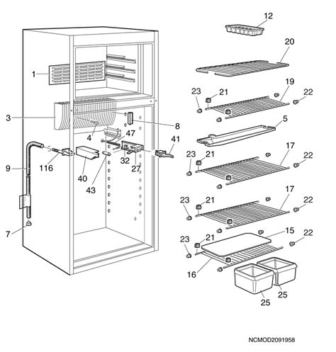 dometic refrigerator parts diagram - Cochic