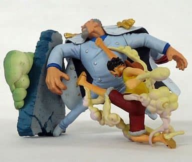 Trading figure Luffy vs Garp (without Bonus Parts) 「 ONE PIECE LOG BOX ...