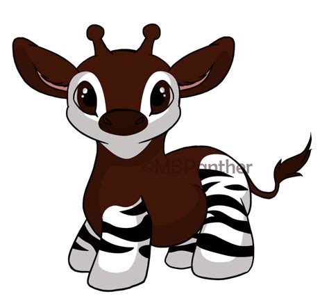 Okapi Doodle by MBPanther on DeviantArt