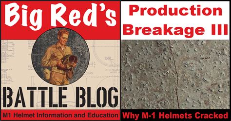 M-1 Helmet Production Breakage III - Understanding Why Helmets Cracked ...