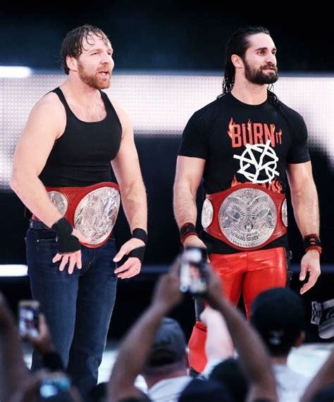 RAW Tag Team Champions Dean Ambrose and Seth Rollins | Seth rollins ...