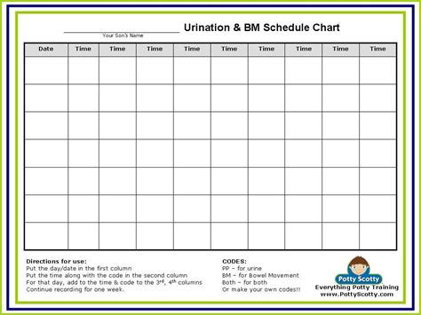 Free Printable Bowel Movement Record Chart - Printable And Enjoyable ...