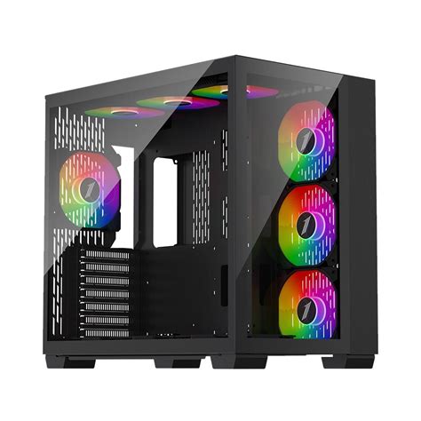 PC Case 1STPLAYER Gaming MV8 BLACK - EU Supplies