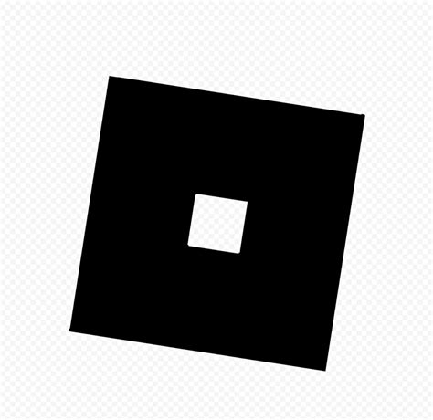 HD Roblox Black Symbol Sign Icon Logo PNG | Citypng | Ios app icon design, Black and white ...