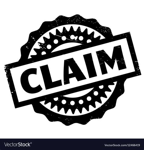 Claim rubber stamp Royalty Free Vector Image - VectorStock