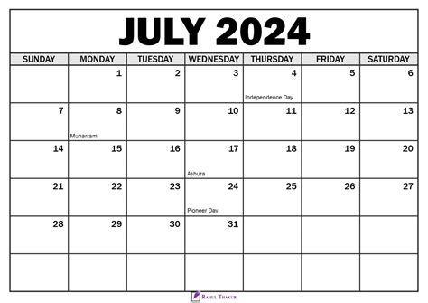 Martha Stewart July 2024 Calendar - Dannie Atlanta