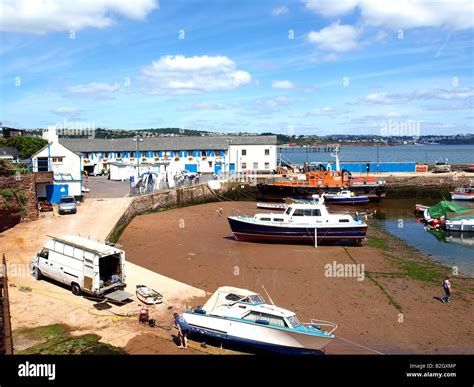 The harbour lights restaurant and harbour beach at Paignton,The English Reviera,Devon,uk Stock ...