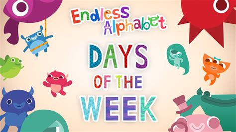 Endless Alphabet #1 - Learn the Days of the Week with Talking Letters | Originator Games - YouTube