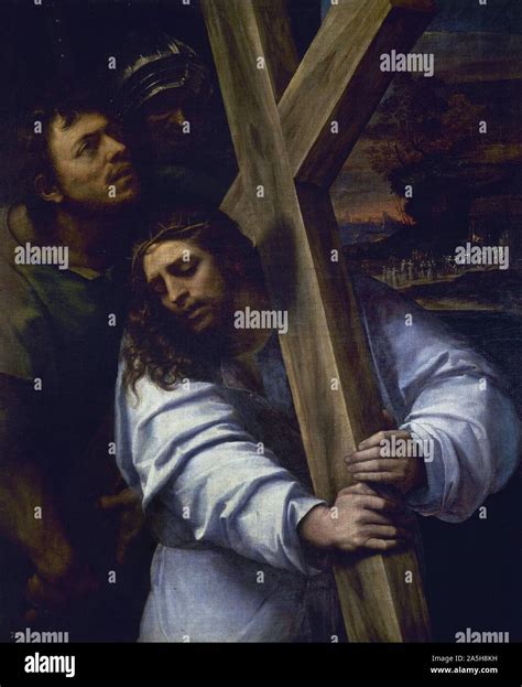 Jesus Carrying the Cross - ca. 1516 - 121x100 cm - oil on panel ...