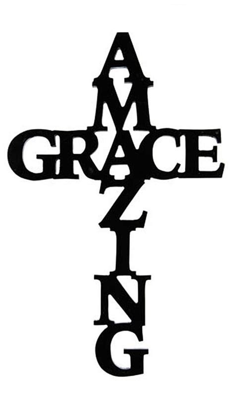 Amazing Grace cross - KCS | Amazing grace cross, Cross wall art, Wall ...