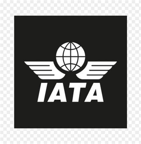 Iata Black Vector Logo Free Download - 465576 | TOPpng