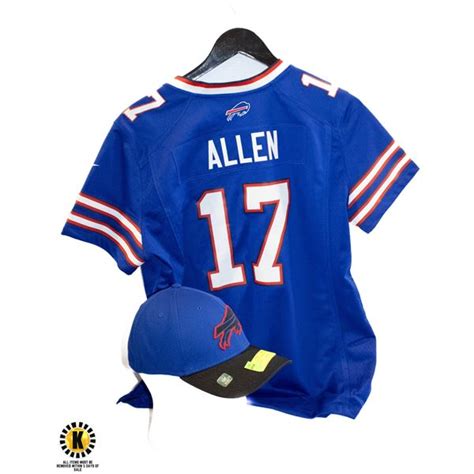 BUFFALO BILLS ALLEN JERSEY (L) WITH BILLS HAT