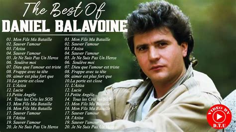 the best of daniel balavine album cover art with an image of him ...