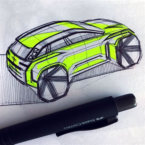 Audi sketches on Behance Pen Sketch, Sketches, Car Design Sketch, Car ...