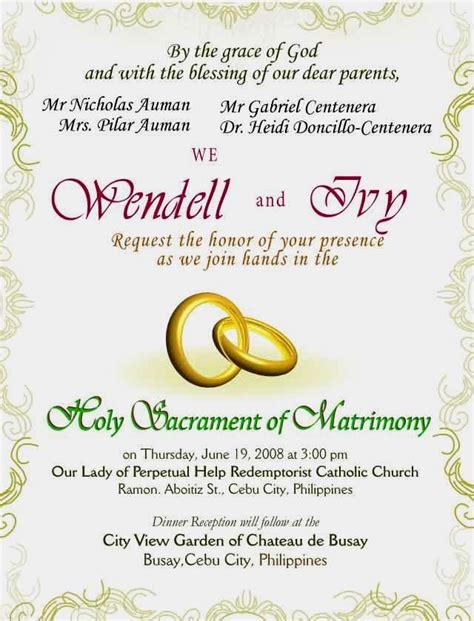 Pin on Christian wedding invitations