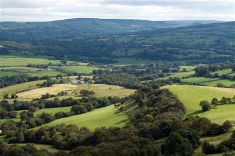 Staffordshire moorlands lie beyond the Dane Valley - Photo