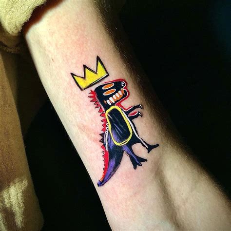 The Iconic Basquiat Crown Tattoo: Meaning and Symbolism- Dino System