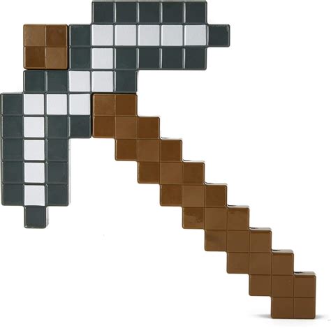 Amazon.com: Mattel Minecraft Iron Pickaxe : Toys & Games