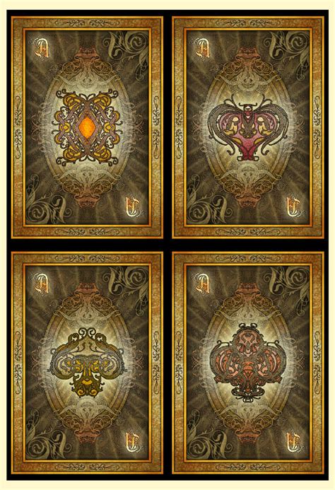 Playing Cards' Aces by blue-fusion on DeviantArt