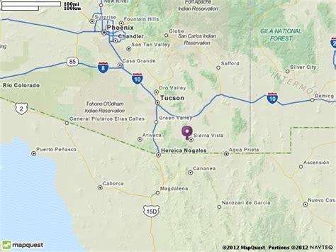 MapQuest Maps - Driving Directions - Map | Fort huachuca, Silver city, Fountain hills