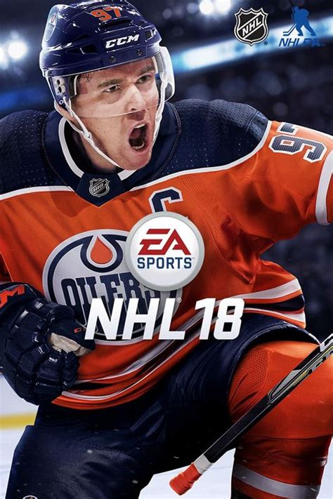 NHL 18 (2017) box cover art - MobyGames