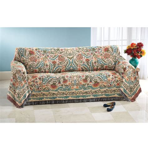 Jacobean Blooms Sofa Cover - Furniture, Home Decor and Home Furnishings, Home Accessories and ...