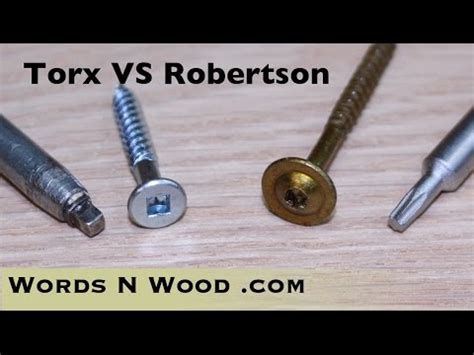 Torx screws vs Robertson screws -- First Impressions (WnW #53) - YouTube