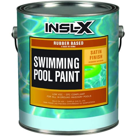 Insl-X RP 1 gal. Satin Rubber Base Royal Blue Swimming Pool Paint-RP2724 - The Home Depot