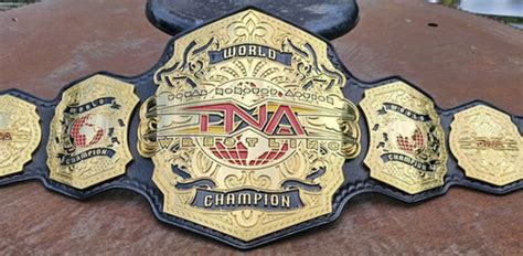 NEW TNA World Wrestling Championship Pure Leather Belt (2024) | CSB