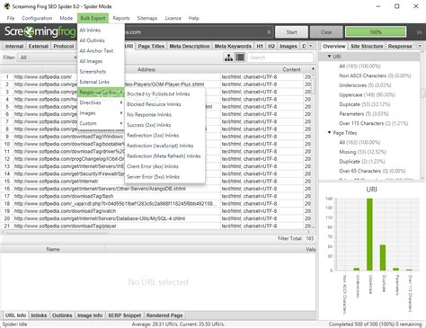 Using screaming frog seo spider - incrediblepassl