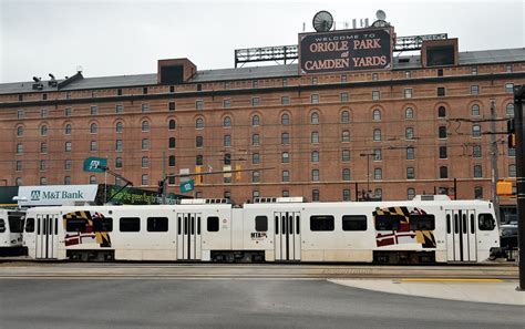 Baltimore, Maryland MTA light rail train in front of Camde… | Flickr